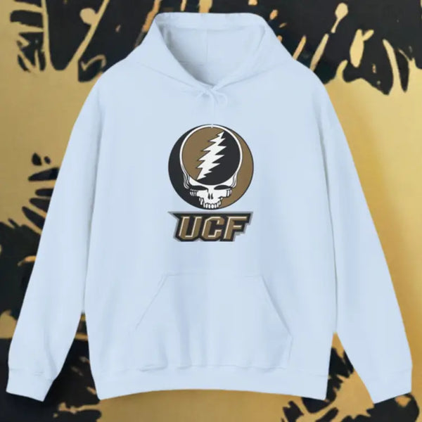 University of Central Florida Grateful Dead Hoodie - Hooded Sweatshirt  - UCF - StealieShop